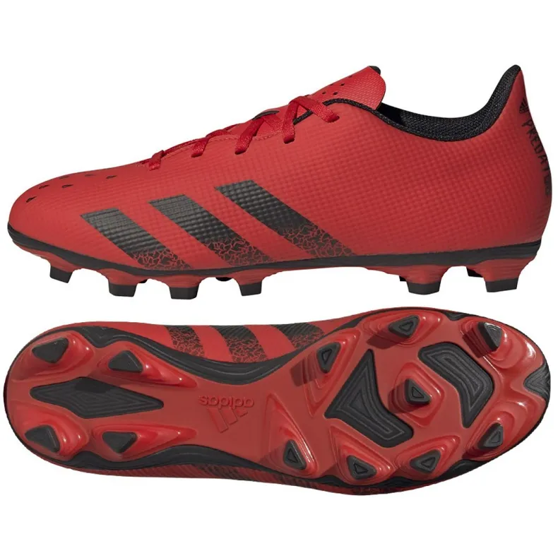 Adidas Predator Freak.4 Fg M FY6319 voetbalschoenen rood rood