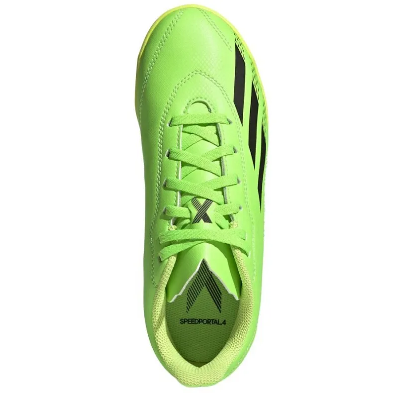 Adidas X Speedportal.4 In Jr GW8505 voetbalschoenen groente groente