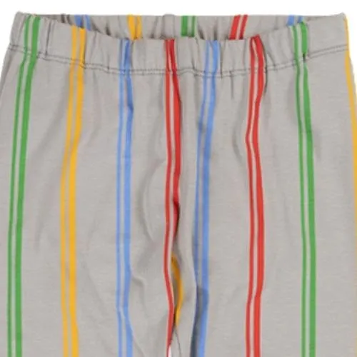 CARLIJNQ COLOR STRIPES  LEGGING BLUE GREY | BROEK