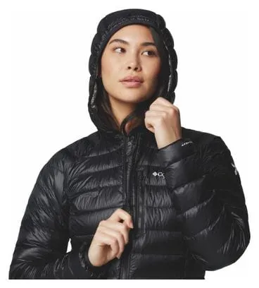 Columbia Arctic Crest donsjack met capuchon voor dames Zwart