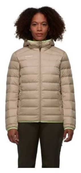 Dames Mammut Waymarker IN Donsjack met capuchon in Beige