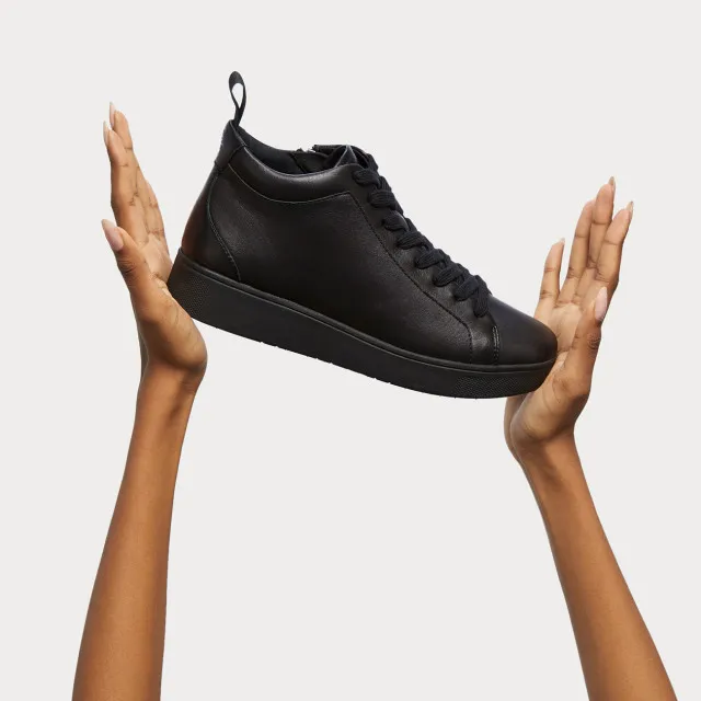FitFlop Rally high top sneaker leather