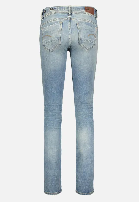 GSTAR RAW  D07145 MIDGE MID STRAIGHT JEANS D07145