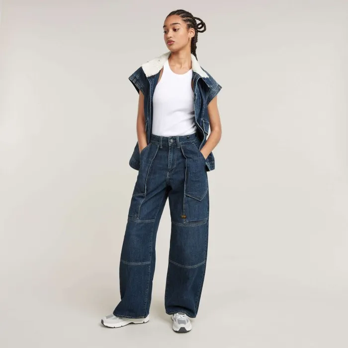 GSTAR RAW RELAXEDFIT JEANS BLAUW