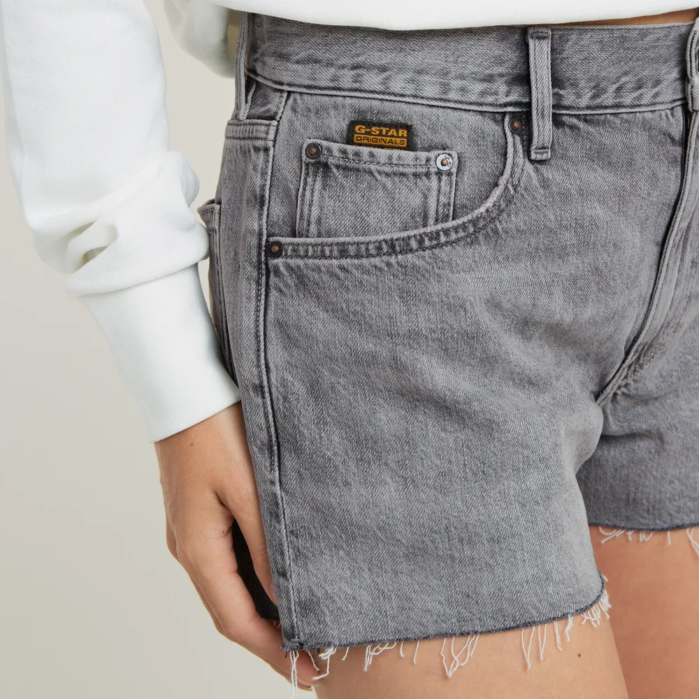   GSTAR TRUE SHORT RAW EDGE WMN GRIJS KL
