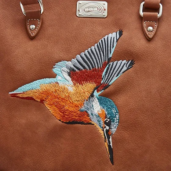  HIDIHI HAND/SCHOUDERTAS/SHOPPER FISHER D.BRUIN PETROL