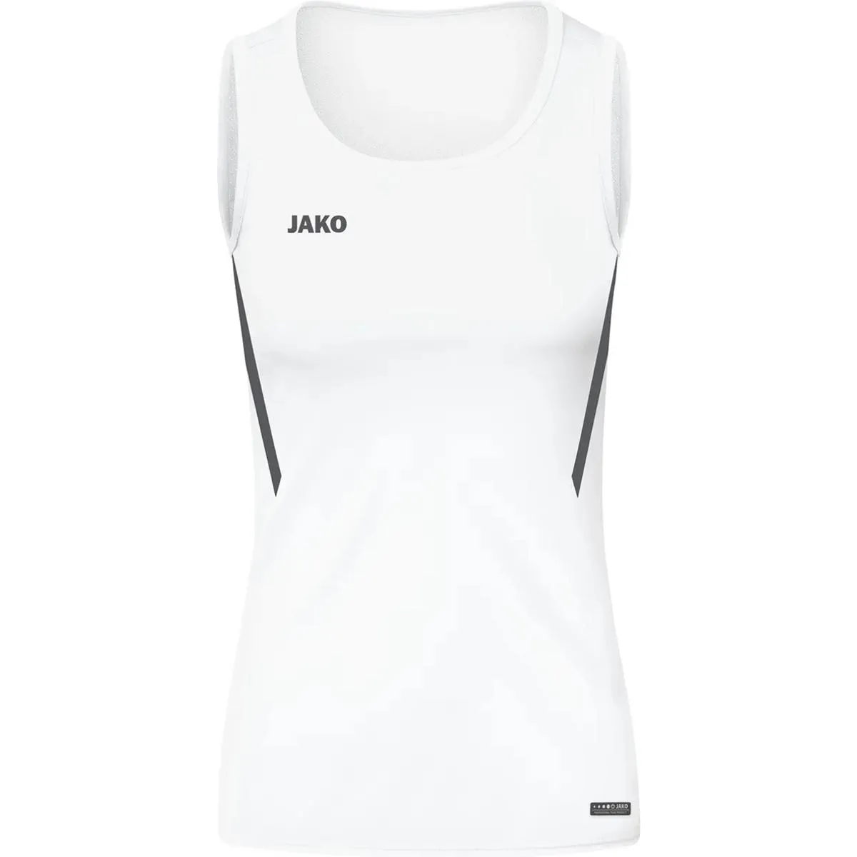 JAKO CHALLENGE TANKTOP DAMES  WIT / ANTRA LIGHT