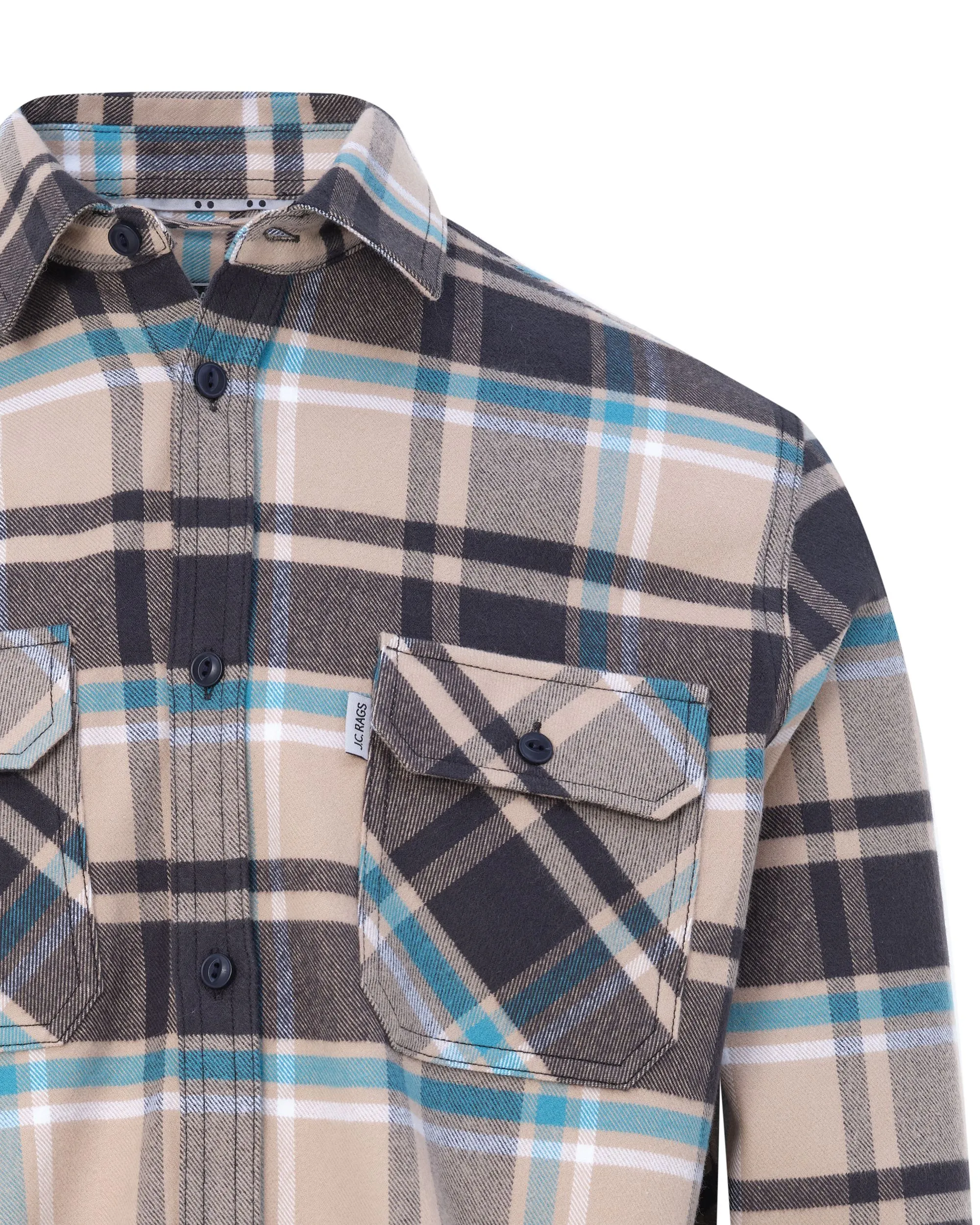 J.C. RAGS Randy Casual Overhemd LM
