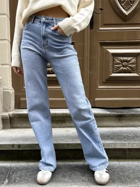 Jeans Bella blauw Spijkerbroek straight leg