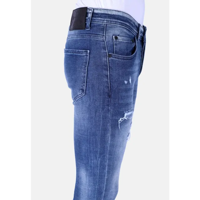 Local Fanatic Donker slim fit spijkerbroek 1097