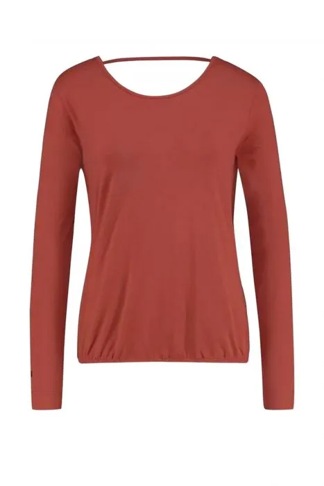 L.O.E.S. SHIRT MET RUGDECOLLETé