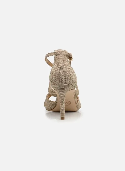      MICHAEL MICHAEL KORS KINSLEY SANDAL  GOUD EN BRONS   