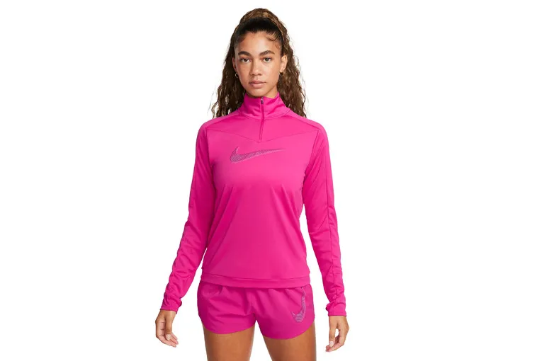 NIKE DRIFIT SWOOSH TANKTOP FIREBERRY/PURPLE INK DAMES