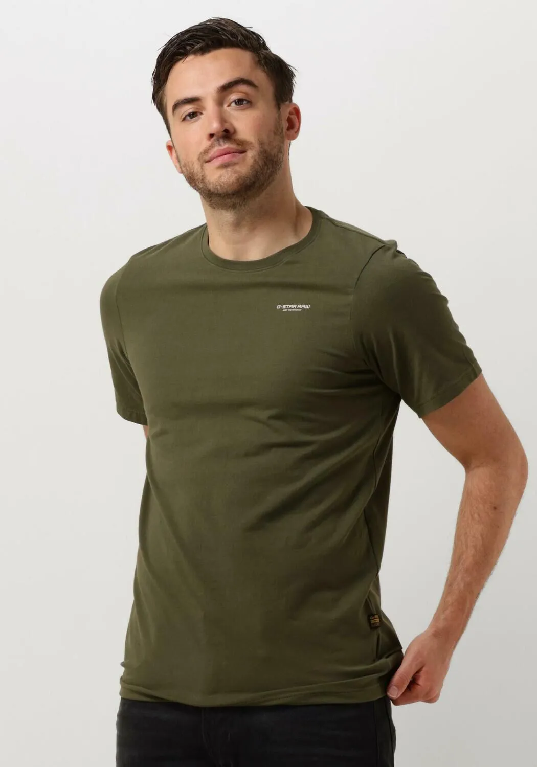 OLIJF GSTAR RAW TSHIRT SLIM BASE R T S/S
