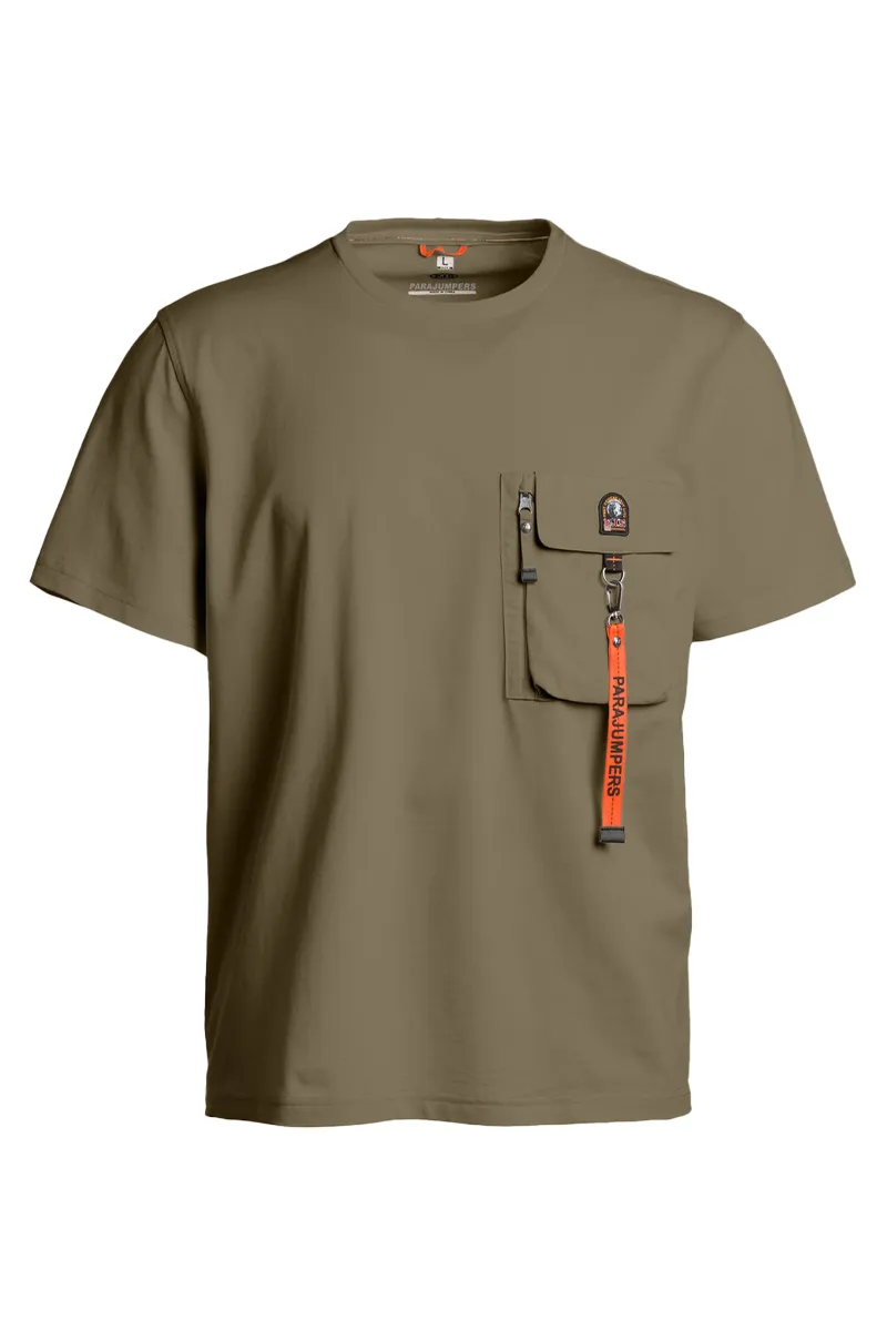 PARAJUMPERS TSHIRT MOJAVEM DGROEN MOJAVEM