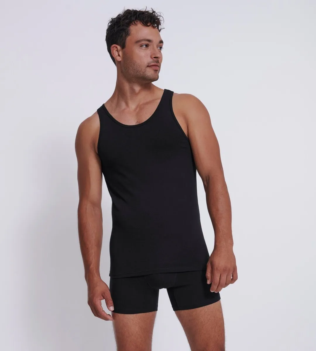   SLOGGI MEN GO ABC HEREN TANKTOP 2PACK BLACK    