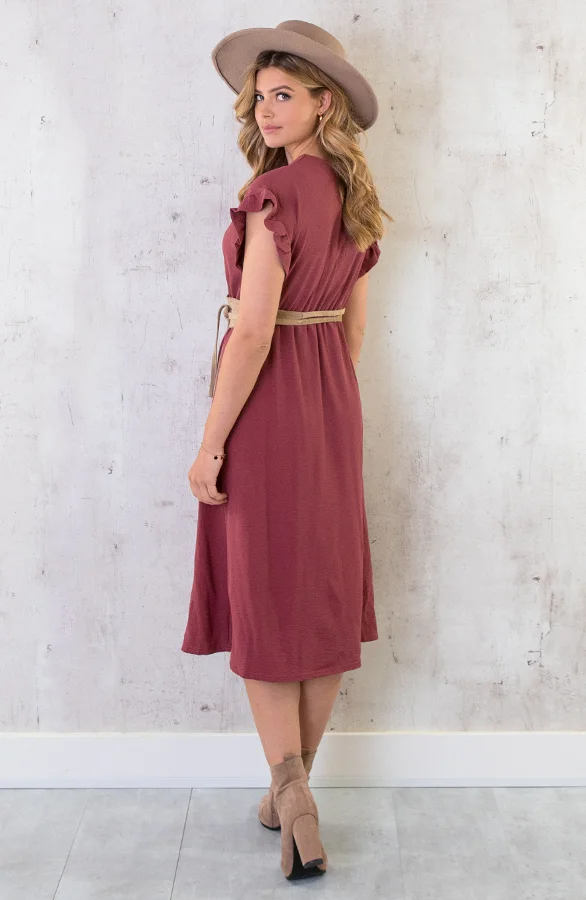 St. Tropez Jurk Midi Dust Roze 2.0