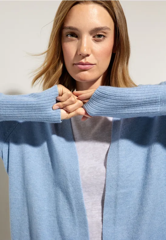 Street One Basic cardigan met zakken