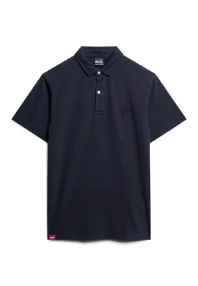 Superdry Textured Jersey Polo ECLIPSE NAVY (M1110397A - 98T)