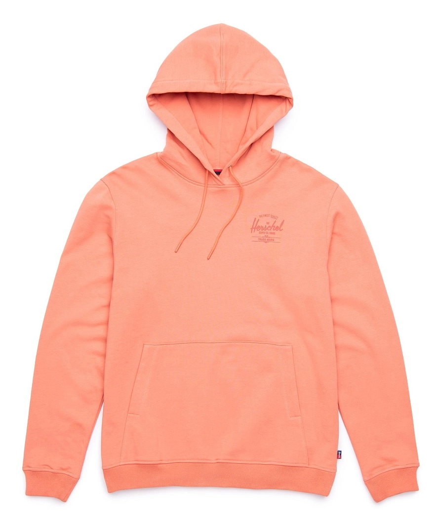 Trui Herschel Supply Co. Men's Pullover Hoodie Classic Logo Carnelian Apricot