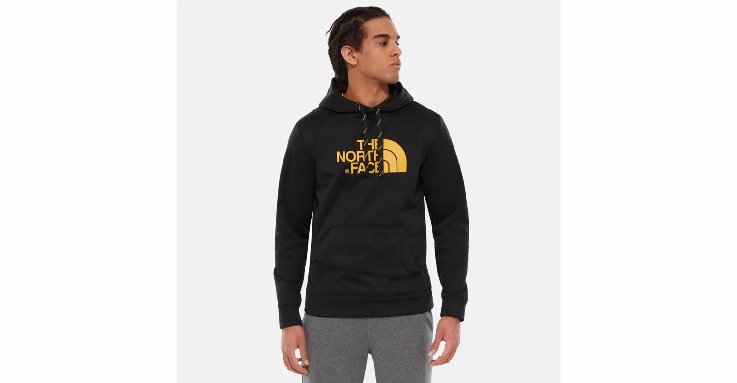 Trui The North Face Men Surgent Halfdome Hoodie TNF Black Zinnia Orange