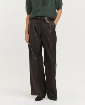 Zimmermann Leren wijde broek