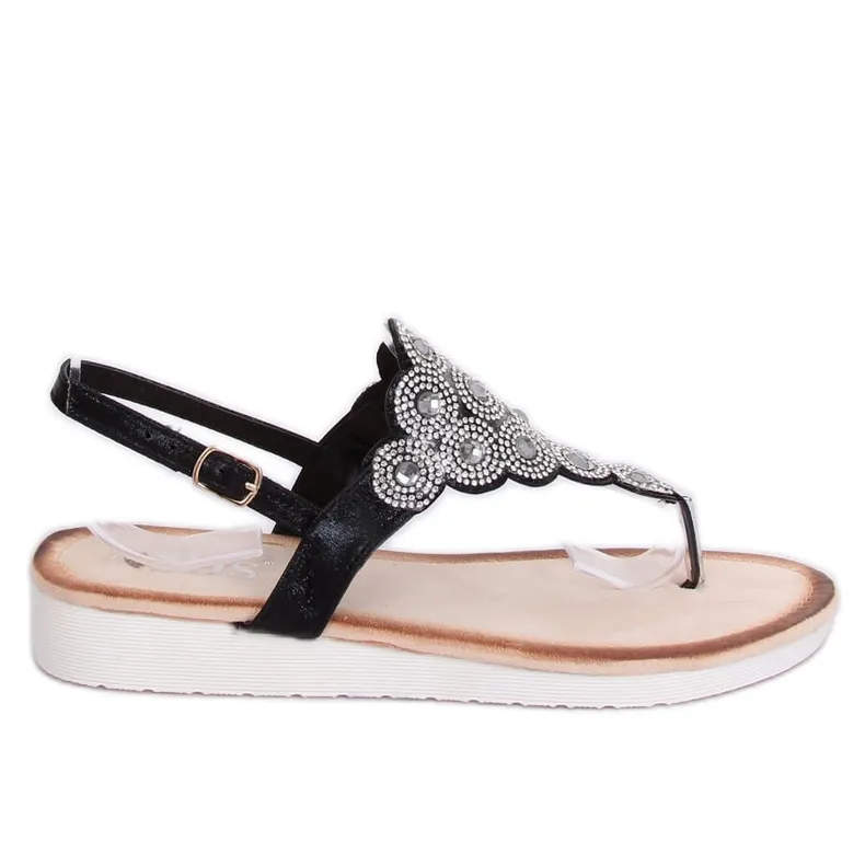 ZWARTE SANDALEN 7887PL ZWART