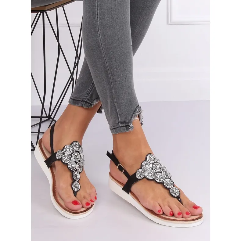 ZWARTE SANDALEN 7887PL ZWART